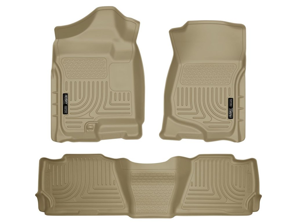 HUSKY LINERS WB FR & 2ND SEAT FLOOR LINER - CADILLAC ESCALADE 2007-2014