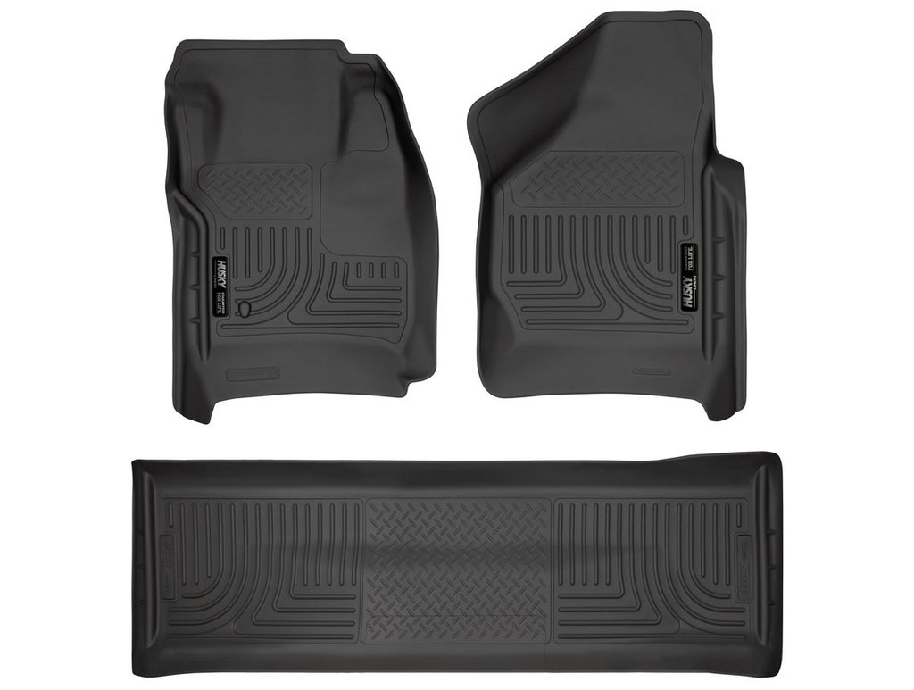 HUSKY LINERS WB FR & 2ND SEAT FLOOR LNER-FW - FORD F-250 SUPER DUTY 2008-2010