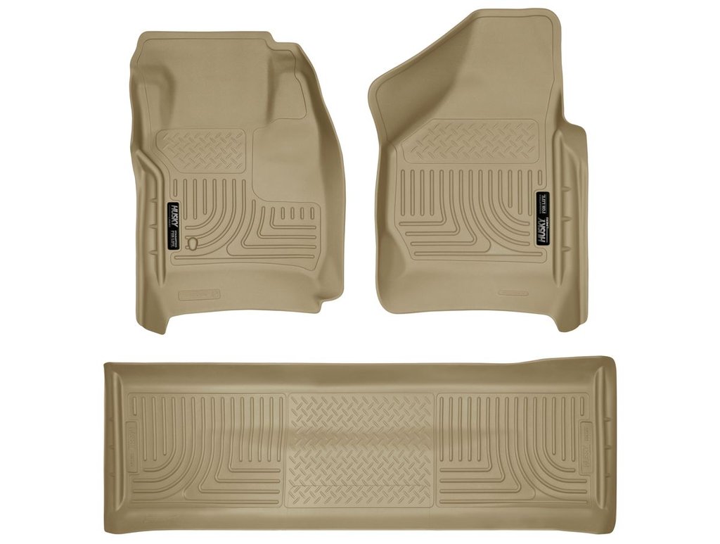 HUSKY LINERS WB FR & 2ND SEAT FLOOR LNER-FW - FORD F-250 SUPER DUTY 2008-2010