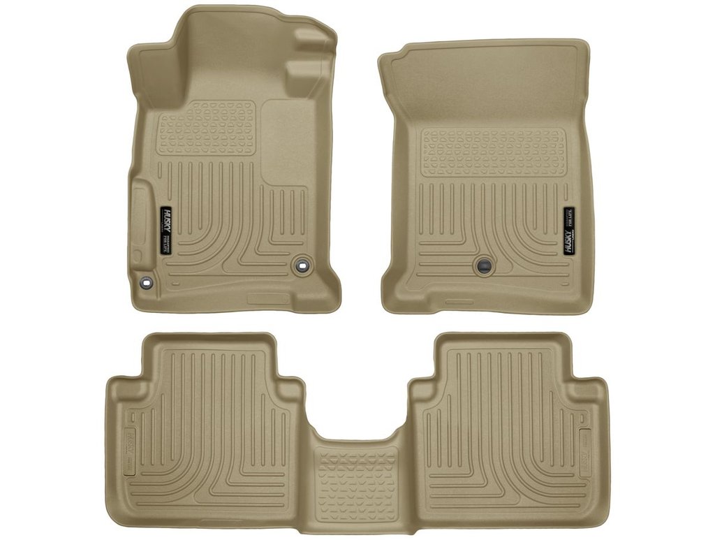 HUSKY LINERS WB FR & 2ND SEAT FLOOR LINER - HONDA ACCORD 2013-2017