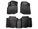 HUSKY LINERS WB FR & 2ND SEAT FLOOR LINER - HONDA FIT 2009-2013