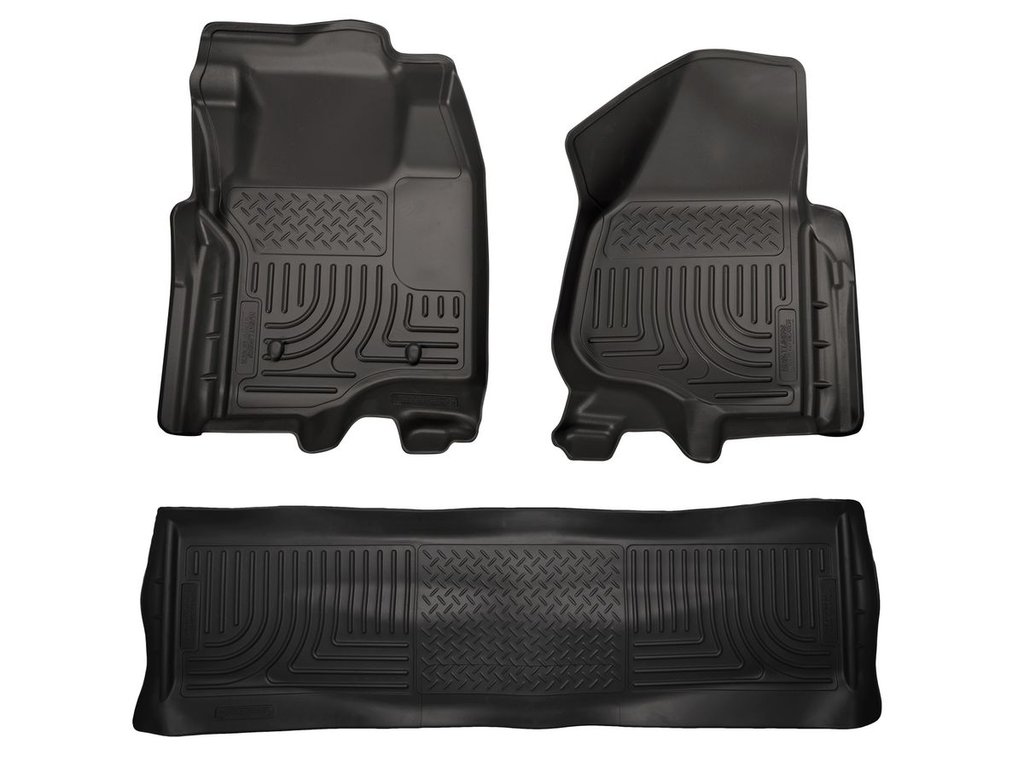 HUSKY LINERS WB FR & 2ND SEAT FLOOR LNER-FW - FORD F-250 SUPER DUTY 2011-2012