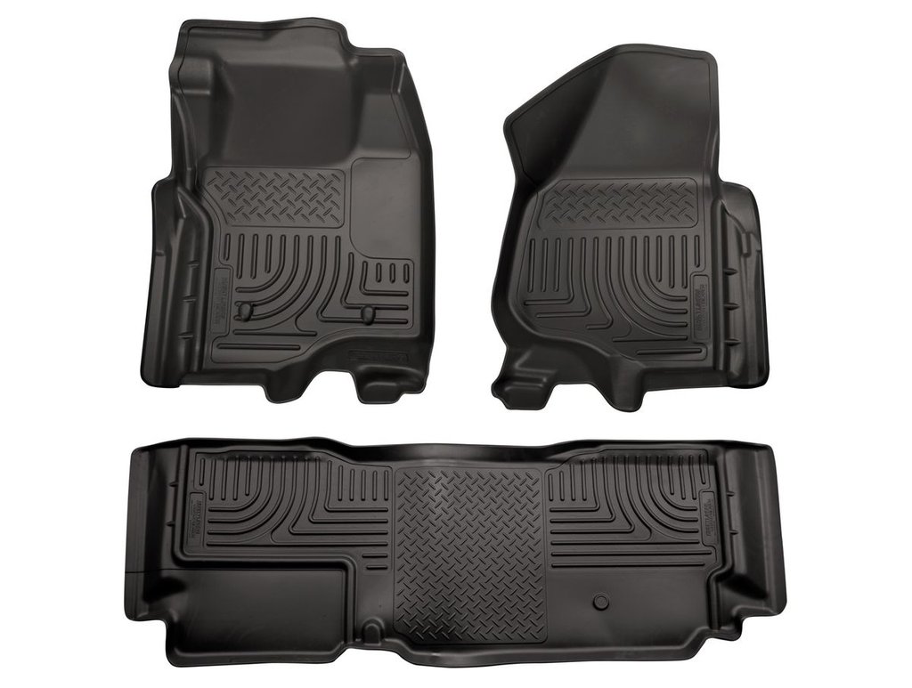 HUSKY LINERS WB FR & 2ND SEAT FLOOR LNER-FW - FORD F-250 SUPER DUTY 2011-2012