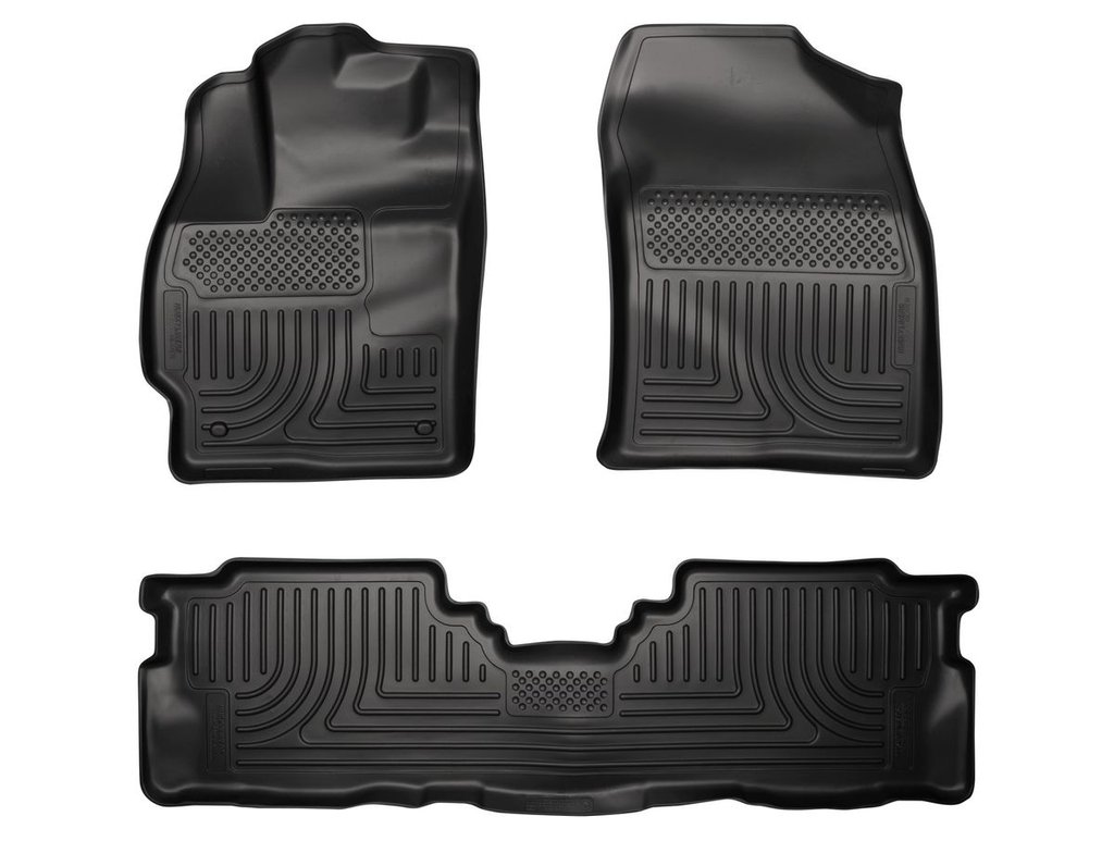 HUSKY LINERS WB FR & 2ND SEAT FLOOR LINER - TOYOTA PRIUS V 2012-2017