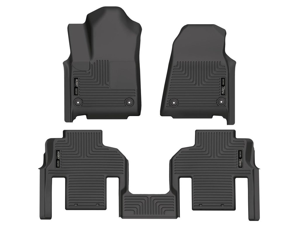 HUSKY LINERS WB FR & 2ND SEAT FLOOR LINER - JEEP WAGONEER 2022-2025