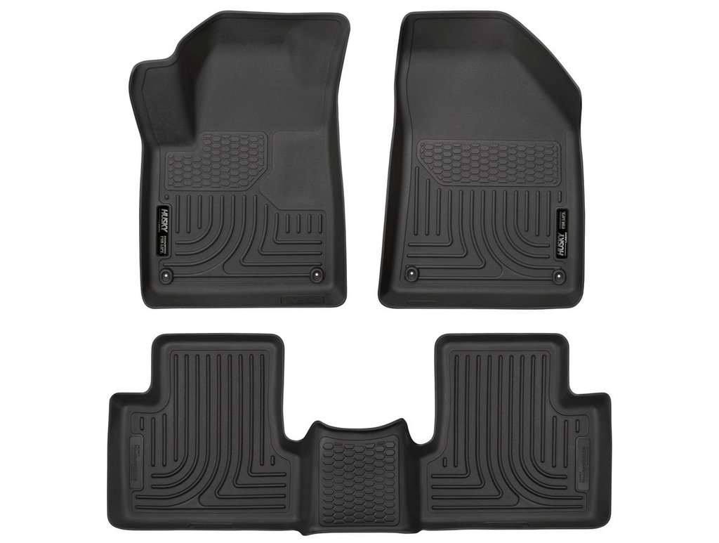HUSKY LINERS WB FR & 2ND SEAT FLOOR LINER - JEEP CHEROKEE 2015-2023