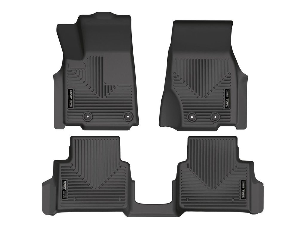 HUSKY LINERS WB FR & 2ND SEAT FLOOR LINER - JEEP GRAND CHEROKEE L 2021-2025