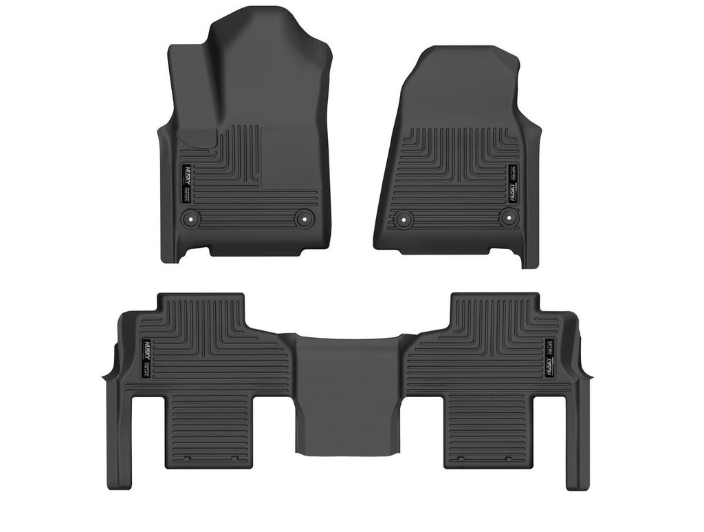 HUSKY LINERS WB FR & 2ND SEAT FLOOR LINER - JEEP GRAND WAGONEER 2022-2025