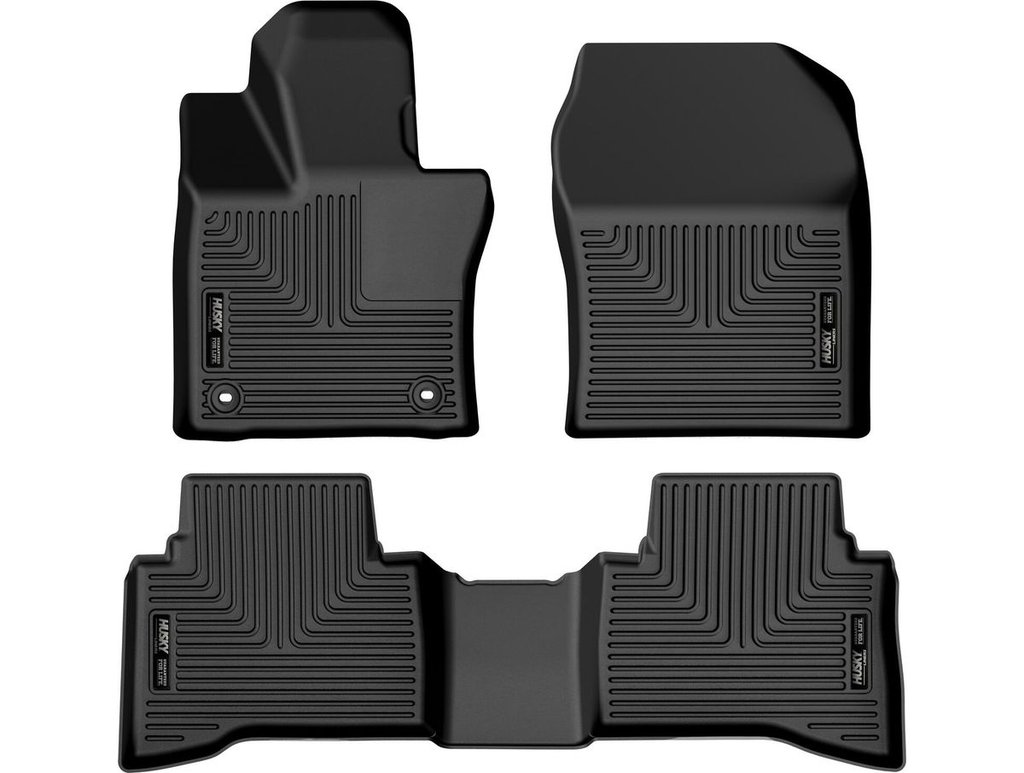 HUSKY LINERS WB FR & 2ND SEAT FLOOR LINER - TOYOTA PRIUS 2023-2026