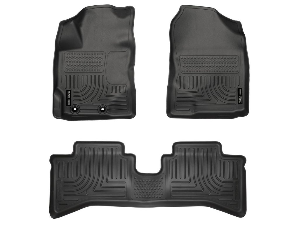 HUSKY LINERS WB FR & 2ND SEAT FLOOR LINER - TOYOTA PRIUS C 2012-2016