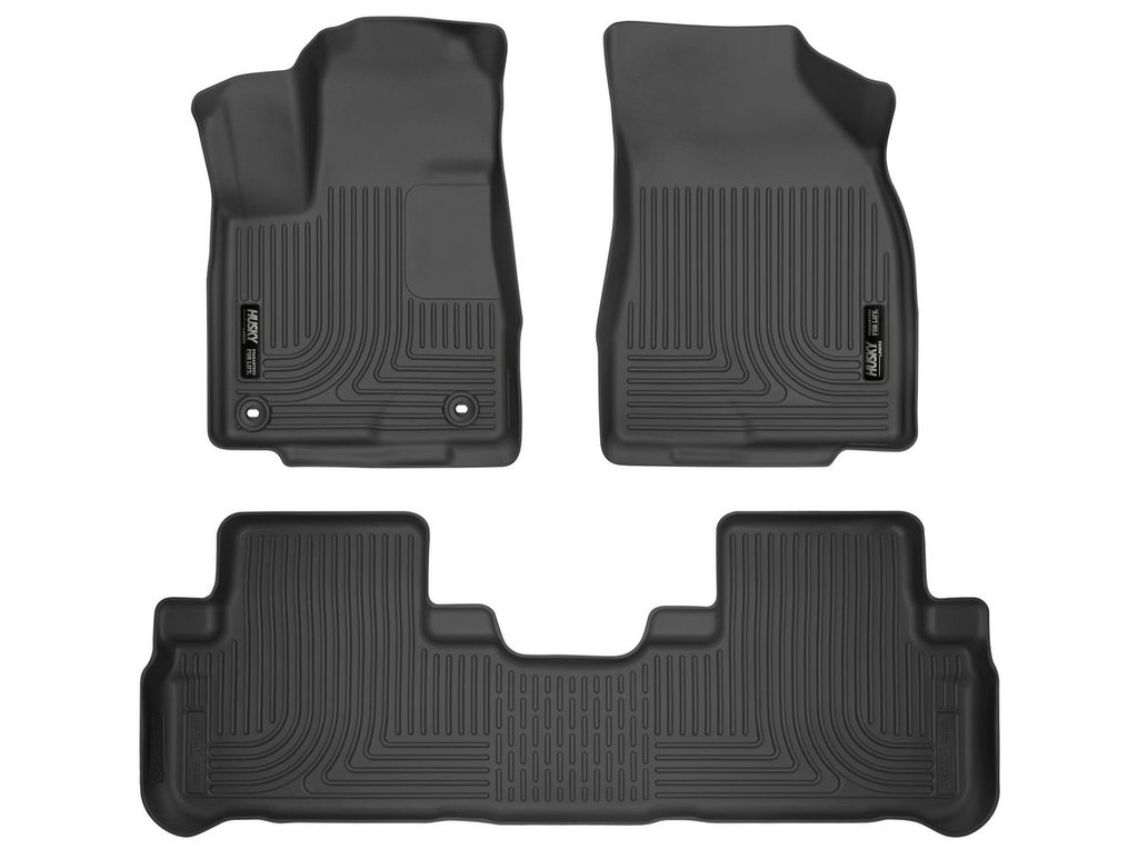 HUSKY LINERS WB FR & 2ND SEAT FLOOR LINER - TOYOTA HIGHLANDER 2014-2019