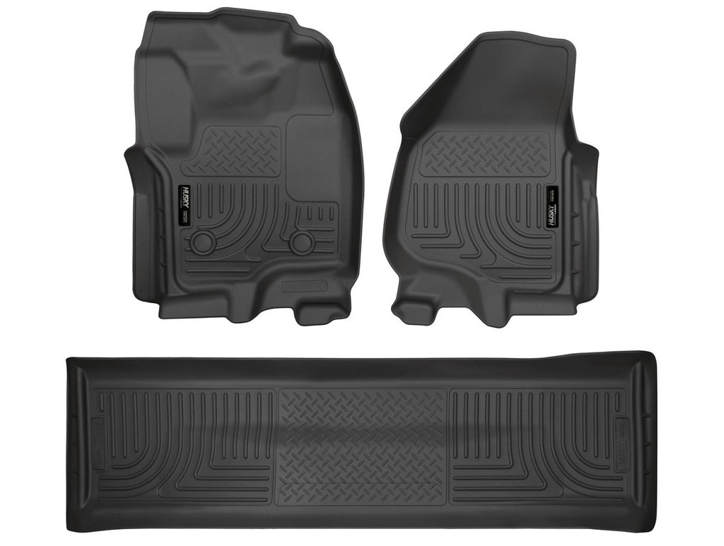 HUSKY LINERS WB FR & 2ND SEAT FLOOR LNER-FW - FORD F-250 SUPER DUTY 2012-2016