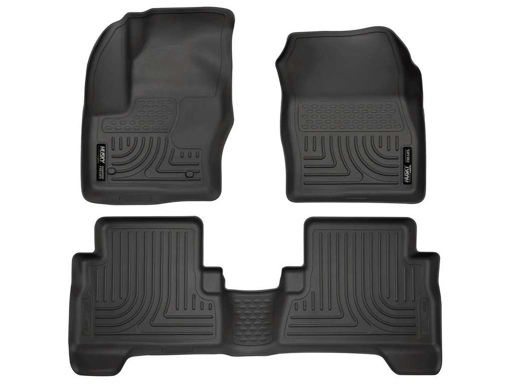 HUSKY LINERS WB FR & 2ND SEAT FLOOR LINER - FORD C-MAX 2013-2018