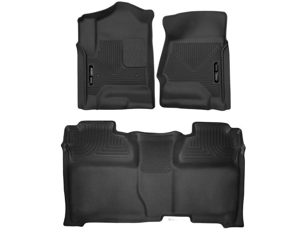 HUSKY LINERS X-ACT FR & 2ND SEAT FLOOR LNER - GMC SIERRA 1500 2014-2018