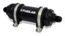 Fuelab 85832-1: 858 Series Intergrated In-Line Fuel Filter/Check Valve Long Length