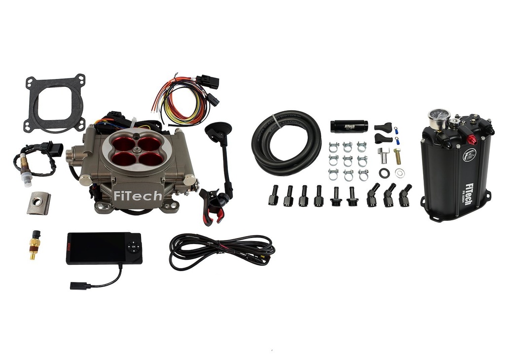 FITech Fuel Injection 35203: 35203 Go Street EFI System Master Kit with Force Fuel Delivery System
