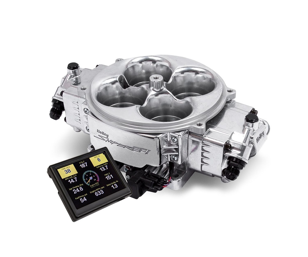 Holley 550-841: 550-841 Sniper EFI Stealth 4500 with Shiny Finish