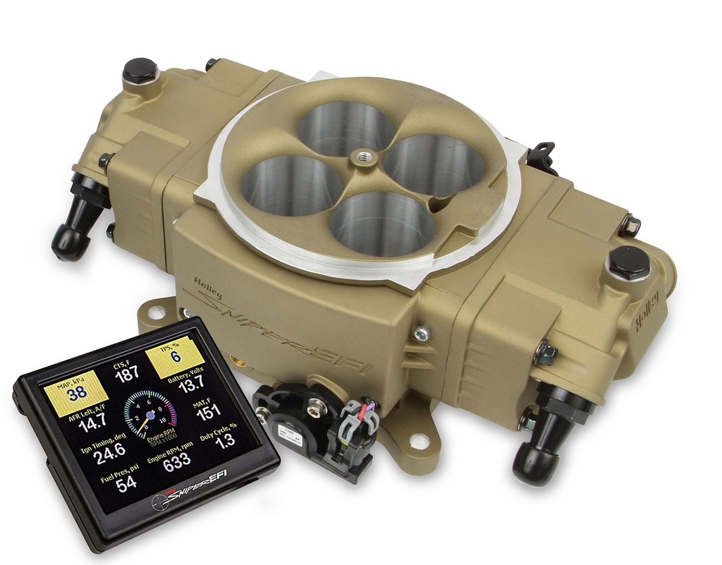 Holley 550-872: 550-872 Sniper Stealth 4150 Self-Tuning Fuel Injection System