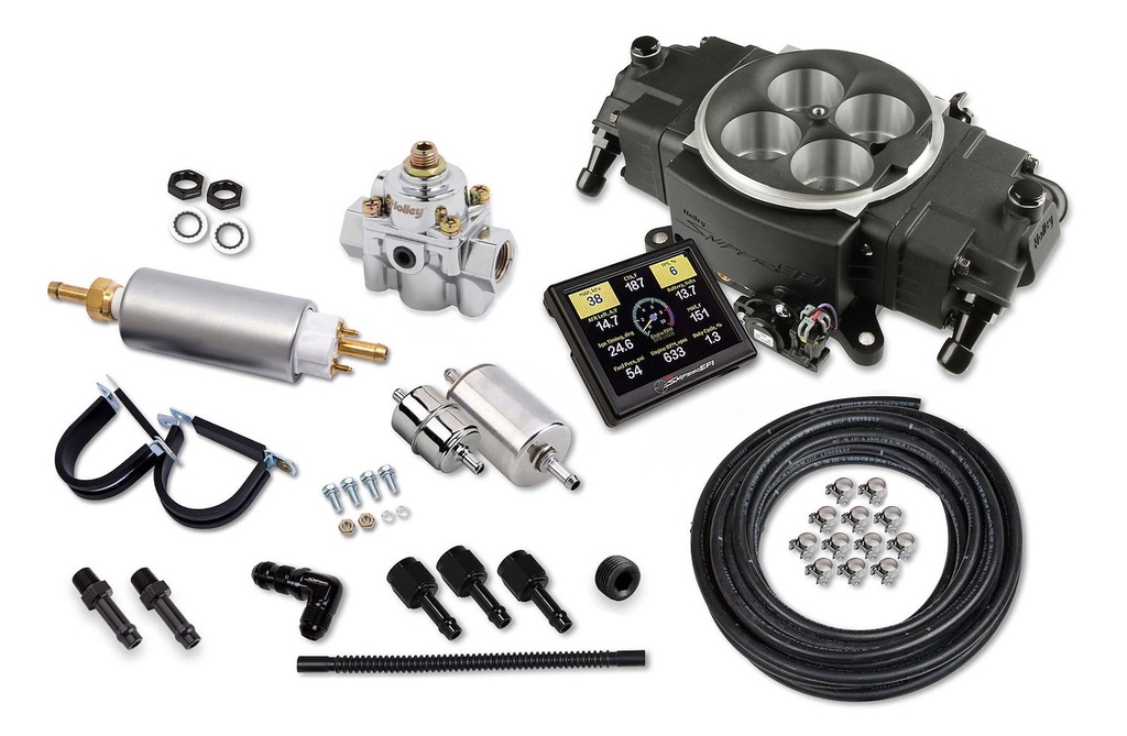 Holley 550-871K: 550-871K Sniper Stealth 4150 Self-Tuning Fuel Injection System Master Kit
