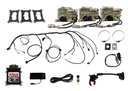 FITech Fuel Injection 39610: 39610 Go EFI 3x2 Tri-Power 600 HP Throttle Body System Basic Kit