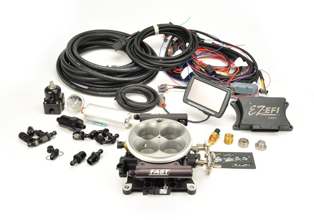 FAST 30227-06KIT: EZ-EFI Self-Tuning Fuel Injection System Master Kit with Inline Fuel Pump Kit