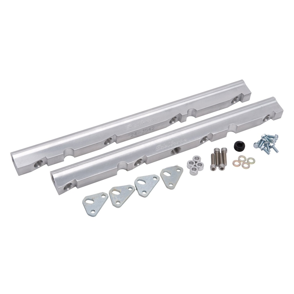 Edelbrock 3628: Aluminum Fuel Rails Small Block Ford 1986-95 5.0L