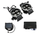 Holley 550-1081: 550-1081 Terminator X Stealth 4500 Dual Throttle Body (2 x 4) EFI System [Black Finish]