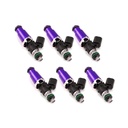 Injector Dynamics 13006014146: 1300.60.14.14.6 1340cc Fuel Injector Set, 60 mm Length, 14 mm Purple Top, 14 mm Lower O-Ring