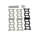 ICT Billet 551287-LS022: 551287-LS-022 Fuel Injector Spacer Set of 8 LS2 Intake Manifold to LS Truck Injector Adapter