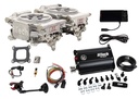 FITech Fuel Injection 35261: 35261 Go EFI 2x4 625 HP Bright Aluminum EFI System With Force Fuel Delivery Master Kit