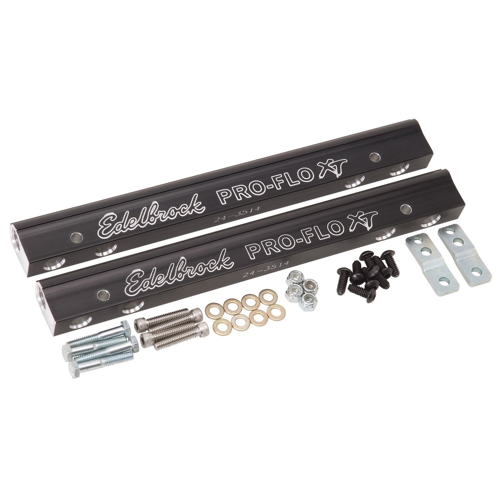 Edelbrock 3627: Pro-Flo XT EFI Aluminum Fuel Rail Kit