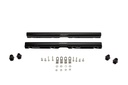 FAST 146035B-KIT: LSX Billet Fuel Rail Kit LS1/LS6 Black with Fittings, O-Rings, Hardware