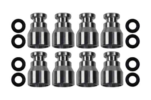 ICT Billet 551477: Fuel Injector Spacer Set Adapts FAST LSXR Intake with LS3 Style Fuel Rails and Injectors