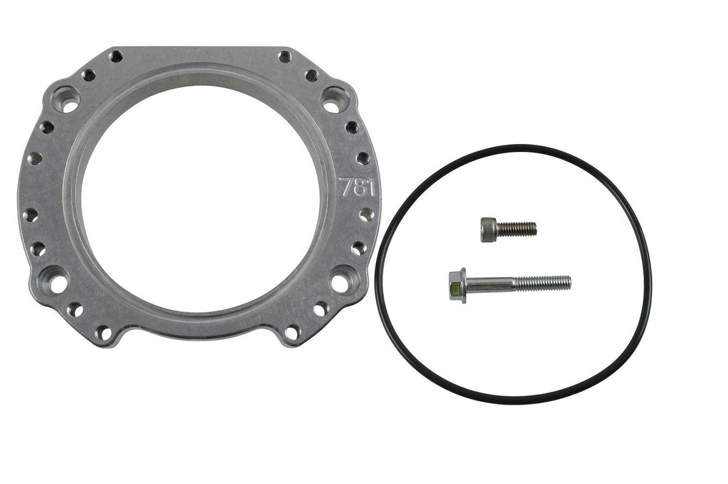ICT Billet 551781: LS Throttle Body Rotation Adapter for LS3 4-Bolt Intake and DBW 4-Bolt Throttle Body