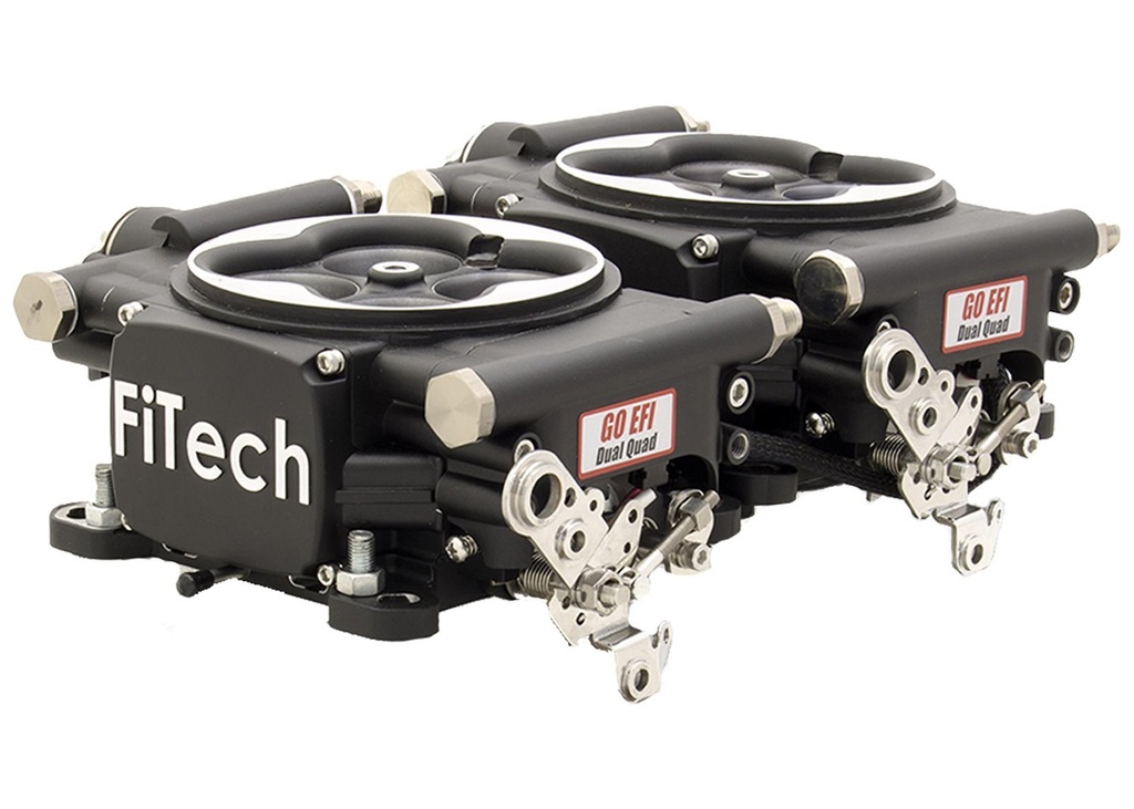 FITech Fuel Injection 30062: 30062 Go EFI 2x4 625 HP Dual Quad Throttle Body System Basic Kit