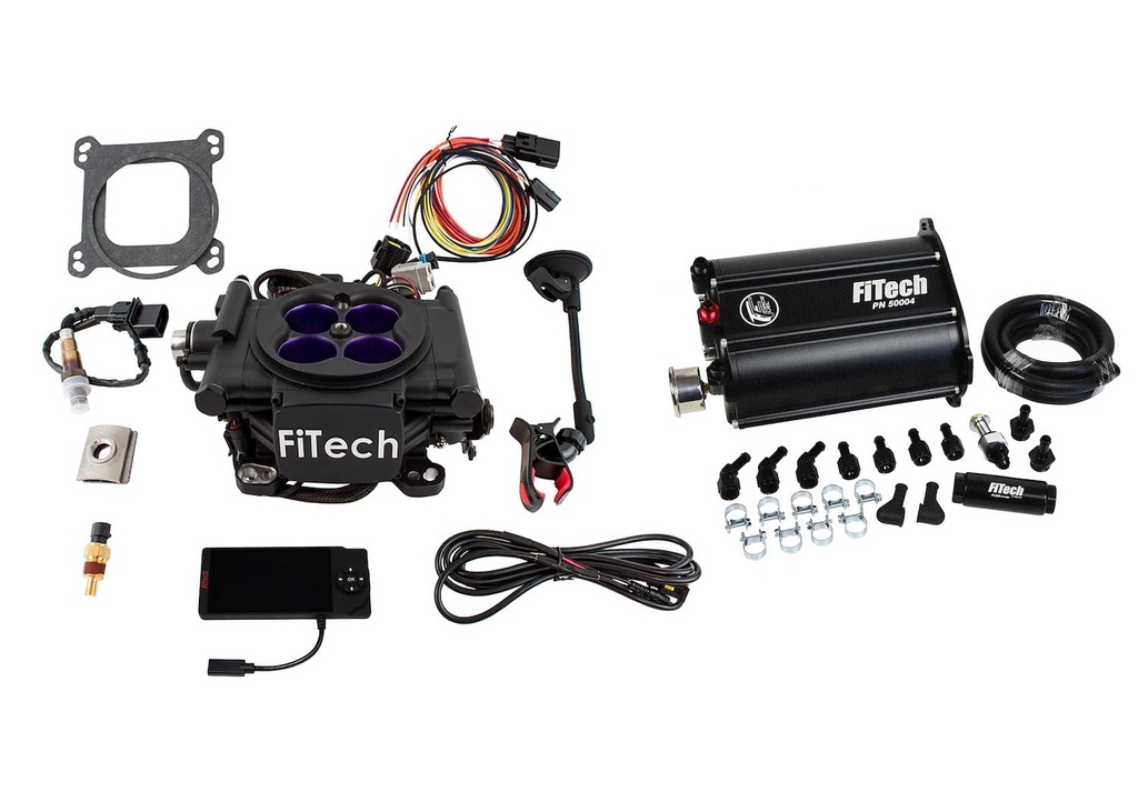 FITech Fuel Injection 35208: 35208 Mean Street EFI 800 HP Throttle Body System Master Kit with Force Fuel System
