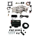FITech Fuel Injection 35561: 35561 Go EFI 3x2 Tri Power 600 HP Classic Gold EFI System With Force Fuel Mini Delivery Master Kit