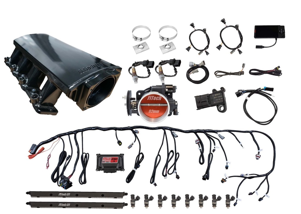 FITech Fuel Injection 70012: 70012 GM LS3/L92 500 HP Ultimate LS EFI Induction System with Transmission Control