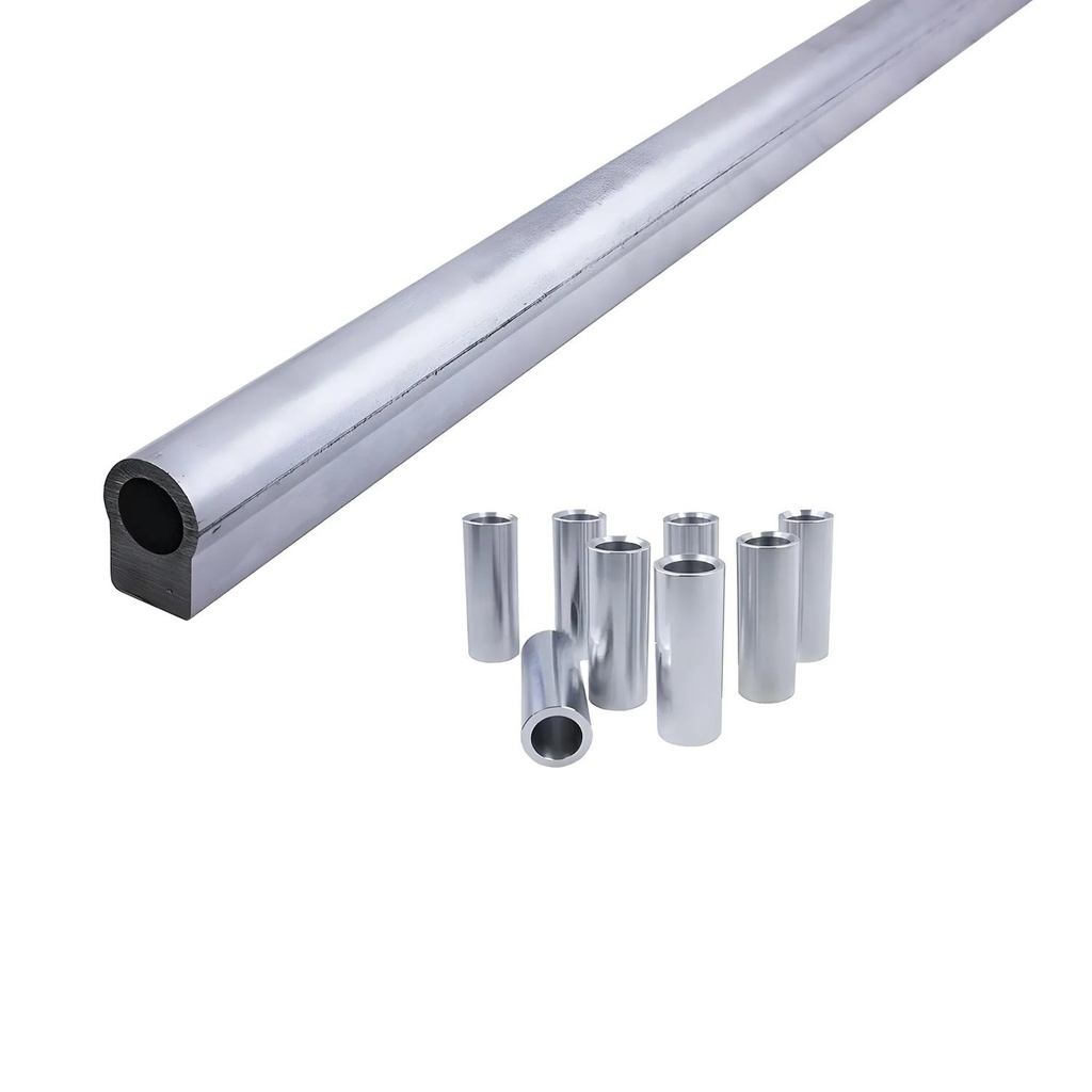 Nitrous Outlet 00-01766: 00-01766 Manifold EFI Conversion Kit, 11/16 in. ID Rail, 48 in. Long, 8 Weld-In Injector Bungs