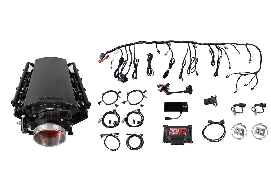 FITech Fuel Injection 70034: 70034 Ultimate LS EFI Induction System GM LS3 [1000 HP]