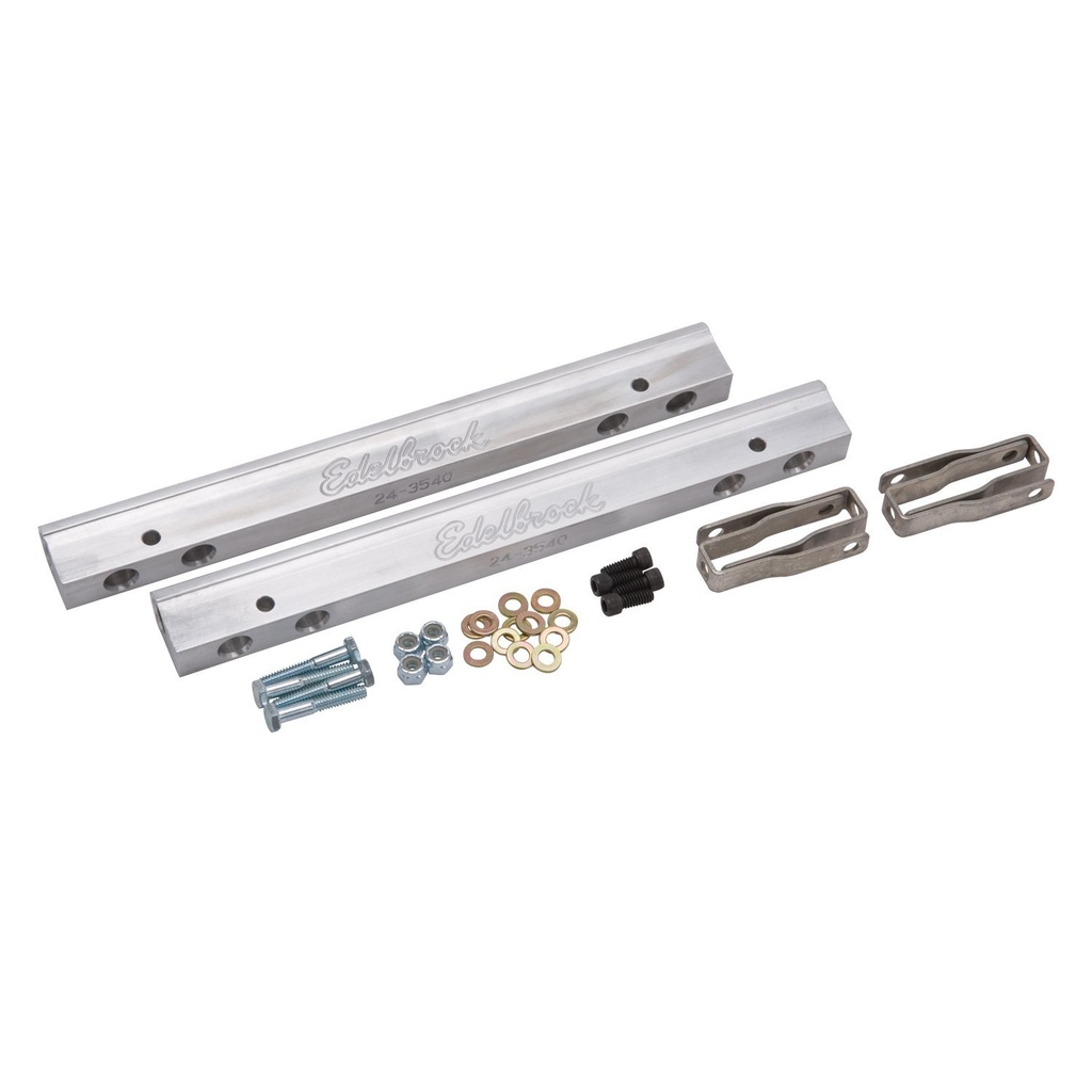 Edelbrock 3631: Aluminum Fuel Rails Small Block Chevy