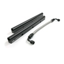 Top Street Performance 81008BK: 81008BK Fuel Rails, TSP Velocity Billet Aluminum w/ Mid Pipe, LS1, LS2, LS6, Black