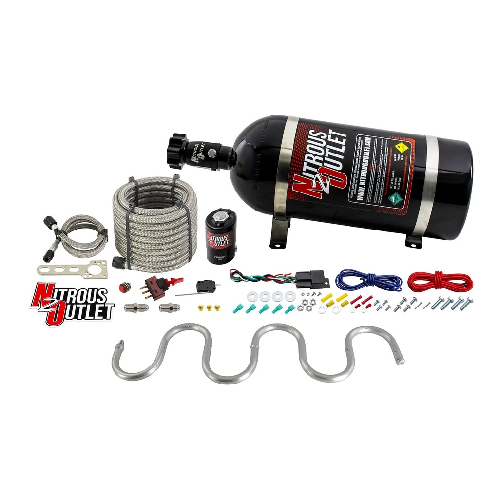 Nitrous Outlet 00-10300-10: 00-10300-10 Intercooler System, 10lb Bottle