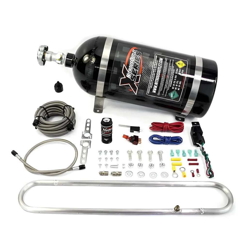 Nitrous Outlet 22-87000-10: 22-87000-10 X-Series Universal Intercooler System, 10lb bottle