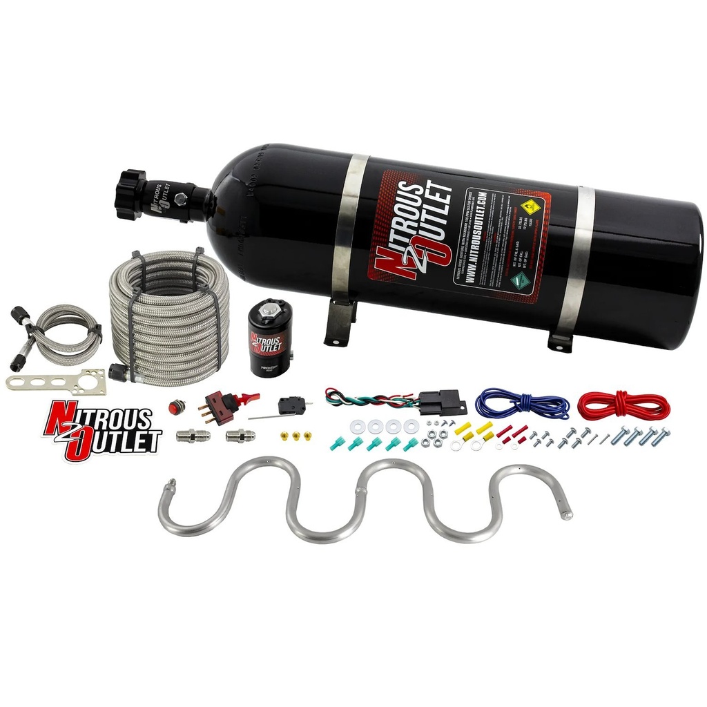 Nitrous Outlet 00-10300-15: 00-10300-15 Intercooler System, 15lb Bottle