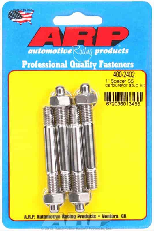 ARP 400-2402: Carb Stud Kit 1" Spacer, 5/16 x 2.700" O.A.L.