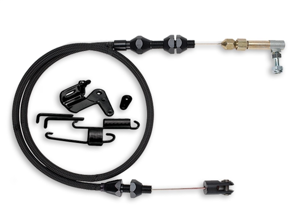 Lokar XDP-1000HT36: XDP-1000HT36 Duo-Pak Hi-Tech Throttle Cable, Bracket & Spring Kit Universal