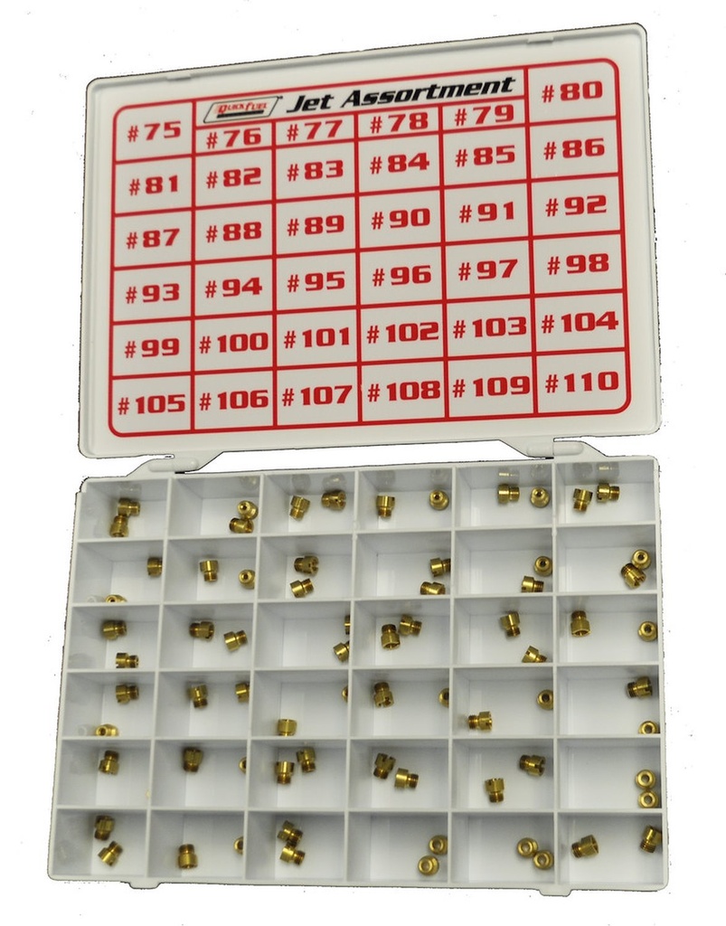 Quick Fuel 36-236QFT: Gas Jet Assortment Jet Sizes 75 through 110