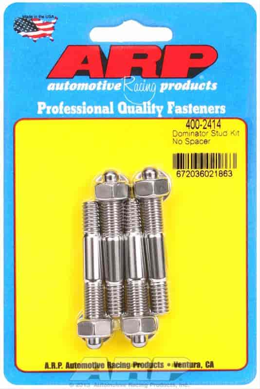 ARP 400-2414: Carb Stud Kit Dominator without Spacer, 5/16" x 2.225" O.A.L.