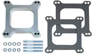 Trans Dapt 2084: 1" Holley/AFB 4-bbl Carburetor Spacer Open Plenum